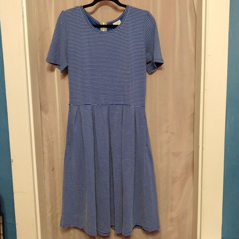LuLaRoe Calf-Length Swing Dress Stretchy Fabric XL